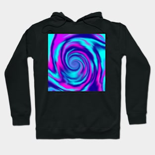 Colorful Swirly Trippy Design Hoodie